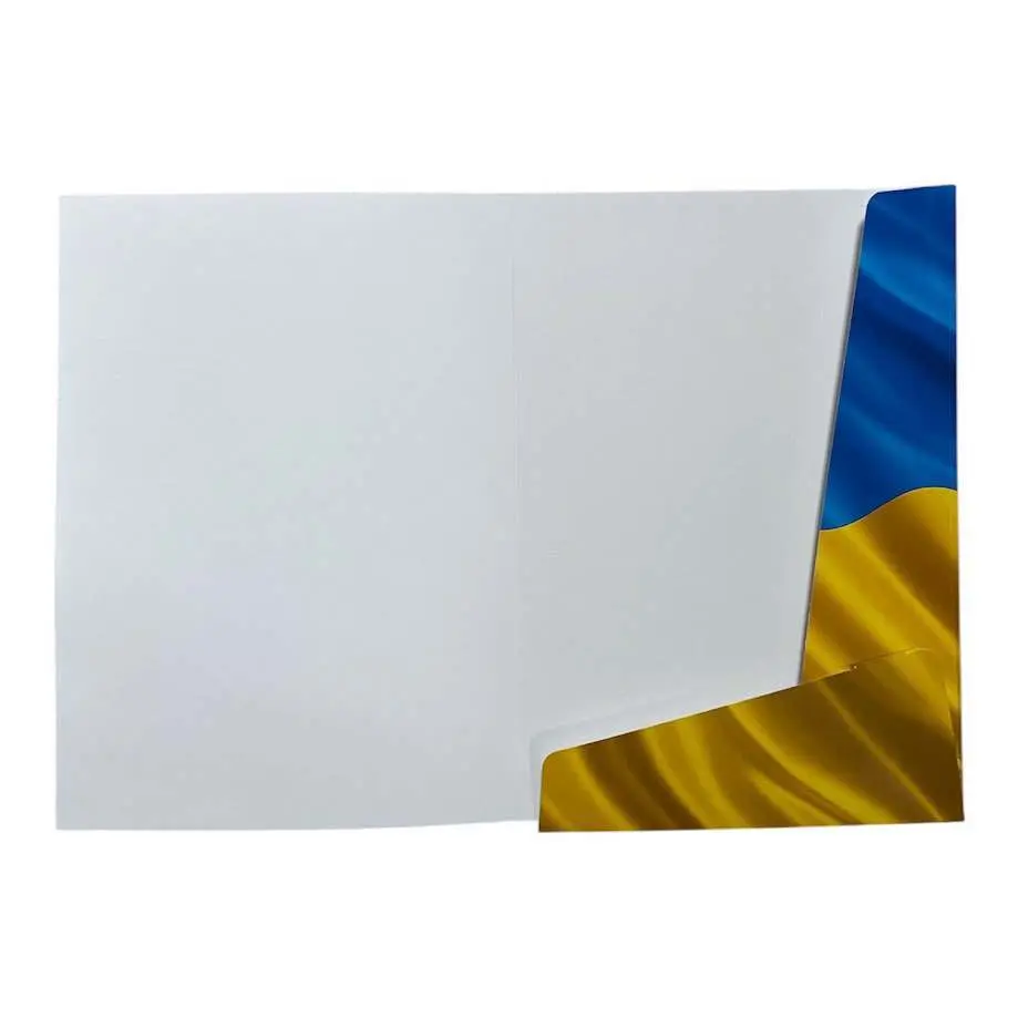 Папка Folio+ А4 "Прапор" картон глянцевий 178049 — фото 2