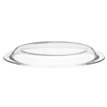 Форма для запікання з кришкою Ardesto Black Mars 33х19,8х13,2см, боросилікатне скло,овальна,прозора AR2408BG — фото 3