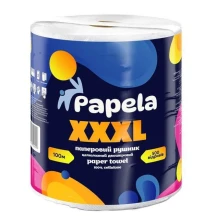 Паперовий рушник Papela XXXL 2-х шаровий 1 рулон 500 відривів