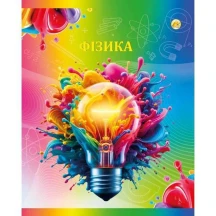Зошит в клітинку Тетрада 48 аркушів А5, Предметні "Микс 10К" неон, УФ-лак ТЕ15027 — фото 2