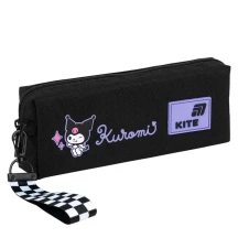 Пенал Kite без наповнення 1 відділення, на блискавці Kuromi HK26-642-2