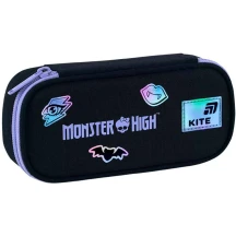 Пенал Kite без наповнення 1 відділення, на блискавці Monster High MH26-662