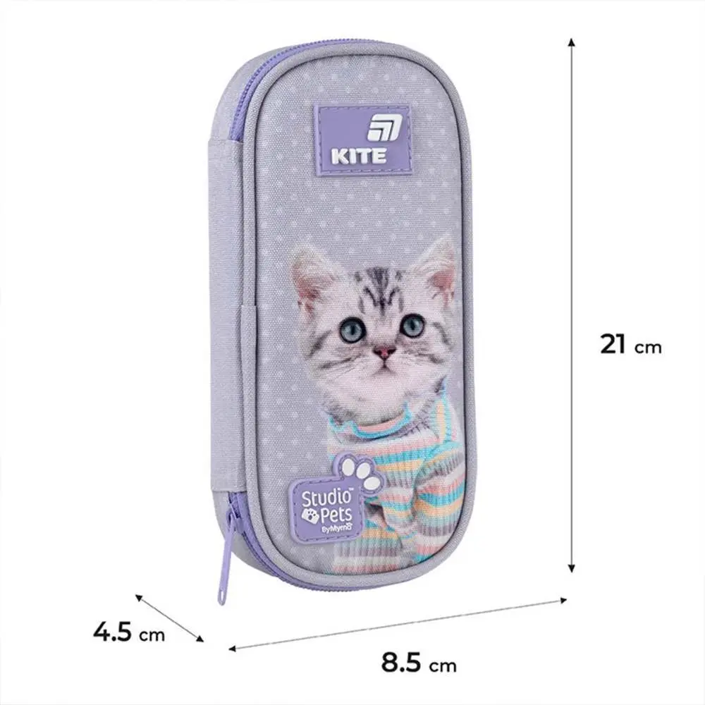 Пенал Kite без наповнення 1 відділення, на блискавці Studio Pets SP26-662 — фото 2