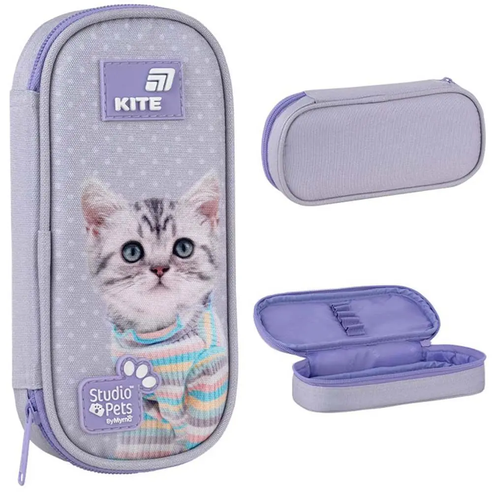 Пенал Kite без наповнення 1 відділення, на блискавці Studio Pets SP26-662 — фото 3