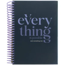 Блокнот А5 120 листов "Everything" с разделителями, клетка, Axent, спираль 8405-19-A
