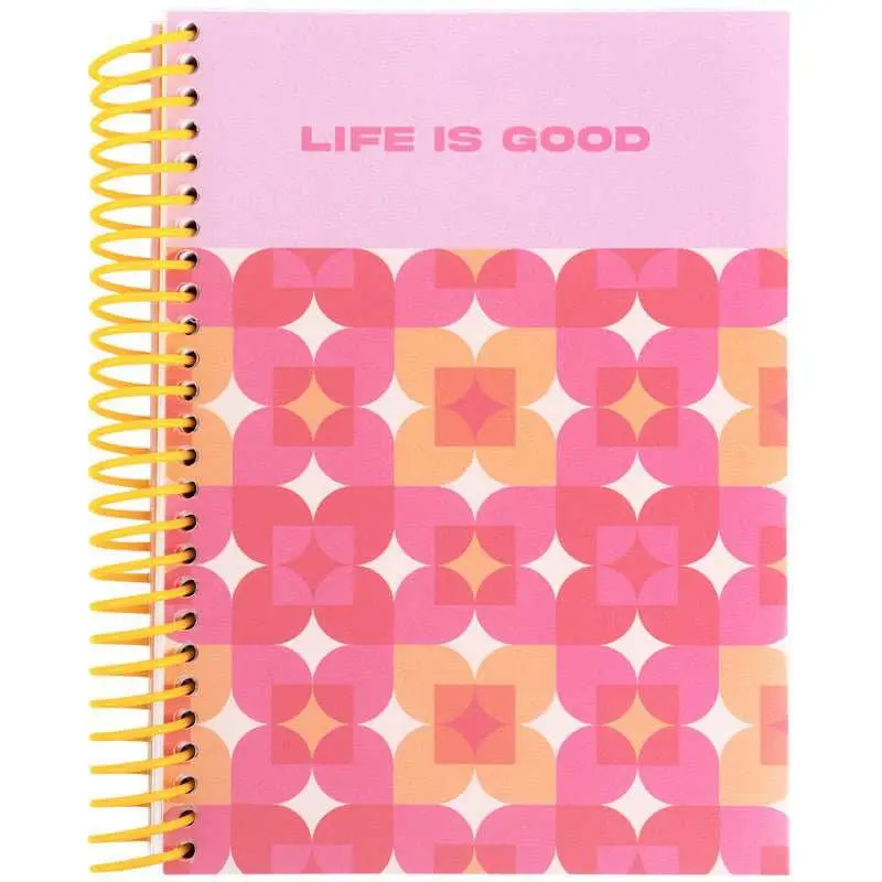 Блокнот А5 120 листов "Life is good" с разделителями, клетка, Axent, спираль 8405-17A Блокнот А5 120 листов "Life is good" с разделителями, клетка, Axent, спираль 8405-17A