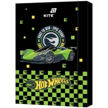Папка для праці А4 "Hofwheels" на гумці, кольорова, ламінована, картонна Kite HW26-213