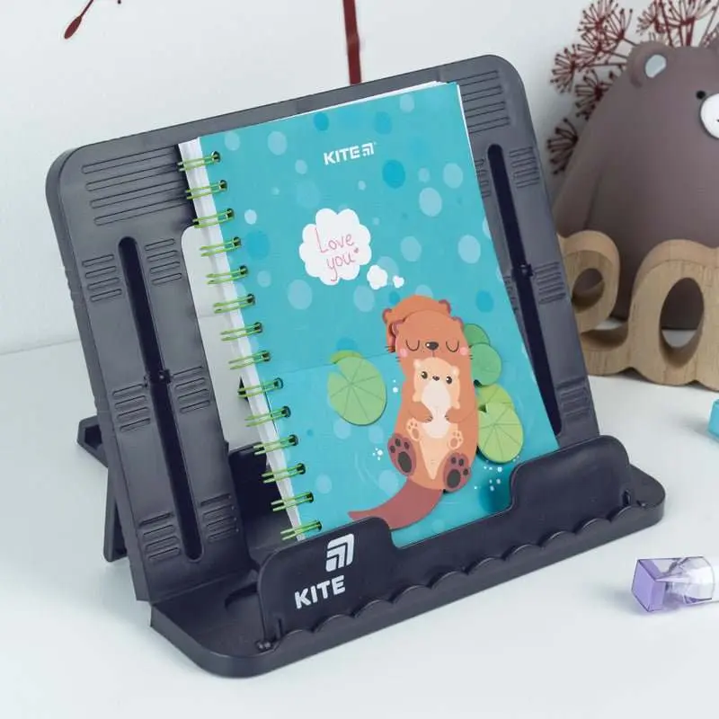 Підставка для книг пластикова, графітна Kite K26-330-2 — фото 3