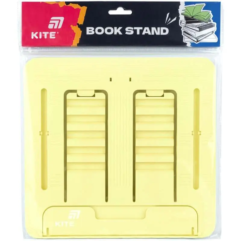Підставка для книг пластикова, світло-жовта Kite K26-330-5 — фото 2