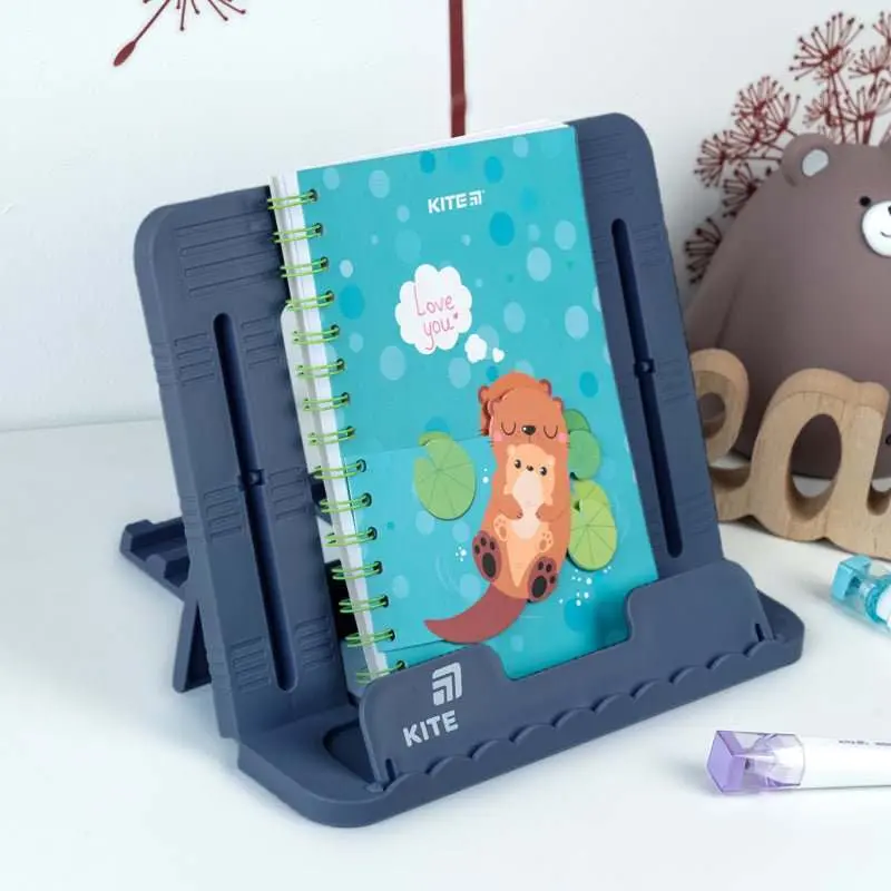 Підставка для книг пластикова, синій індиго Kite K26-330-4 — фото 3