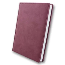 Щоденник Brisk Office А5 Nuba 168 аркушів, лінія, бордовий ЗВ-43