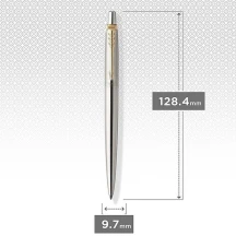 Ручка Parker Jotter Ukraine стальна з позолотою кулькова Герб України 16 032_T005b — фото 4