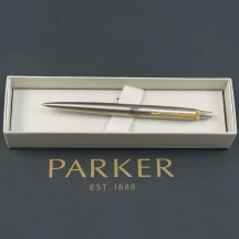 Ручка Parker Jotter Ukraine стальна з позолотою кулькова Герб України 16 032_T005b — фото 5