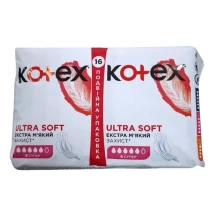 Прокладки KOTEX Ultra Soft Super, 16 штук в упаковці 9425575