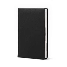 Щоденник Brisk Office А5 168 аркушів, лінія, чорний Twill ЗВ-43