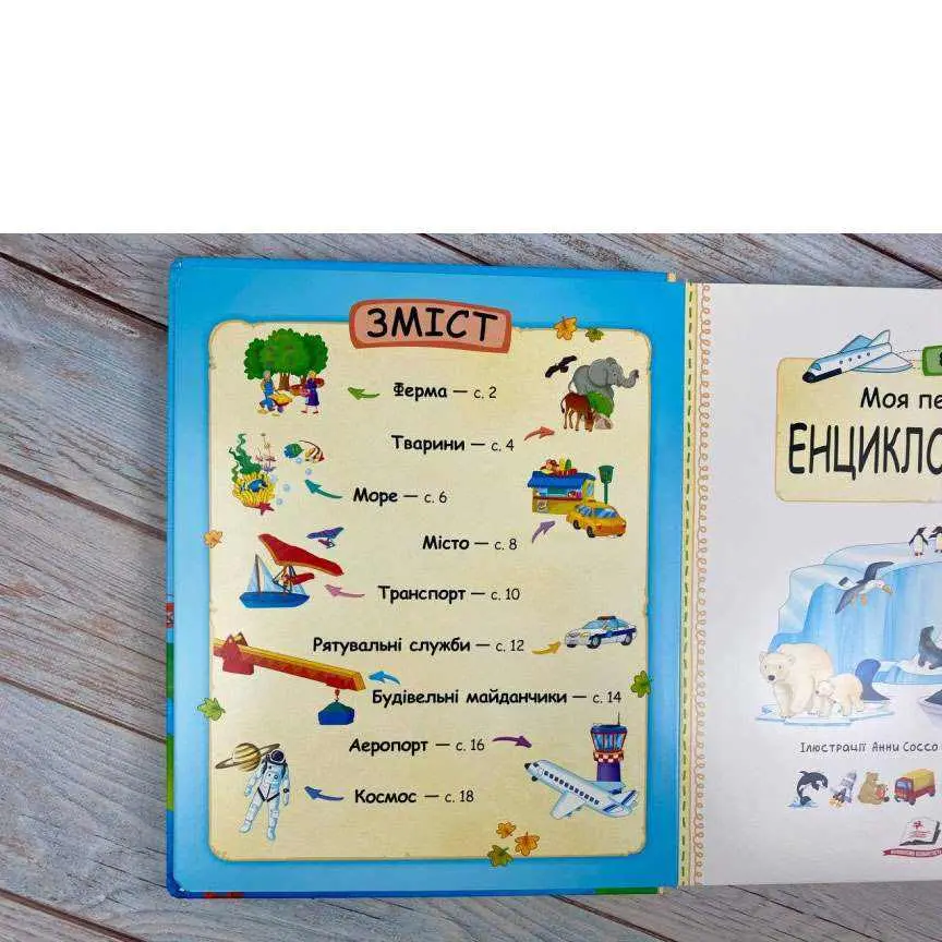 Книгакартонка "Моя первая энциклопедия" в окошках Пегас — фото 2