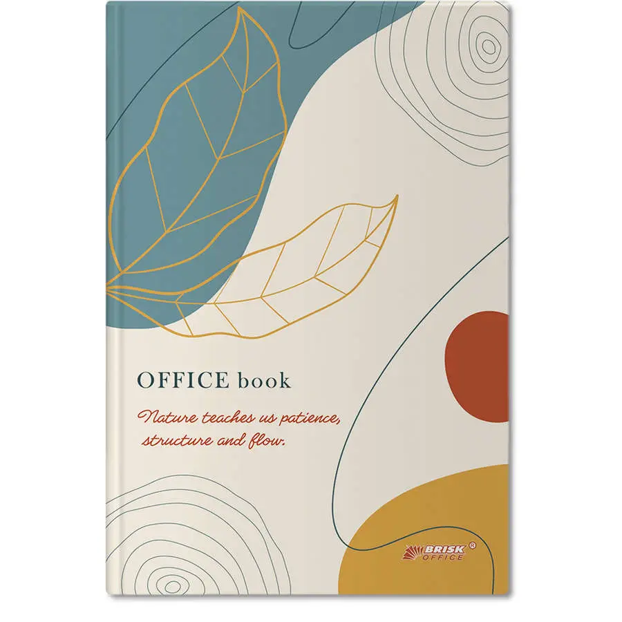 Ділова книга Brisk Office А4, 192 аркуші, клітинка, тверда обкладинка ДКВ-2 кл — фото 3