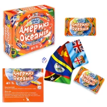 Гра Strateg настільна "Країни світу. Америка та Океанія" вікторина 7+ 31104 — фото 2