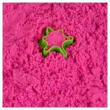Кінетичний пісок Magic sand рожевий, 200 г + формочка, зіп-пакет Strateg 3+ 31210 — фото 3