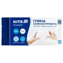 Глина самозастигаюча 500 г біла Kite Creative K-291