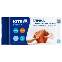 Глина самозастигаюча 500 г теракотова Kite Creative K-291-1