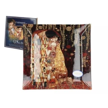 Тарілка декоративна Carmani Г.Клімт "Поцілунок", 30 х 30 см 198-1001