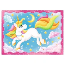 Пазли 4 в 1 "Єдинороги і магія", 28,5 х 20,5 см, 4+ Trefl 34389 — фото 2