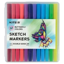 Cкетч маркери Butterfly, набір 12 штук Kite K22-044-2