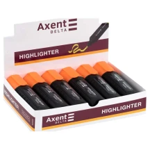 Маркер текстовий помаранчевий Axent Highlighter Standart 1 - 5 мм, кліноподібний D2505-12 — фото 2