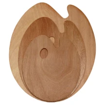 Палітра дерев'яна D.Kart&Craft овальна, 25 х30 см, товщина 3 мм 94160395 — фото 2