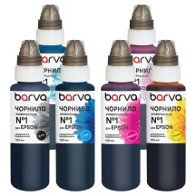 Комплект чорнил BARVA Epson універсальні №1, 6 х 100 мл EU1-100-2МР