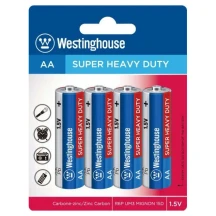 Батарейка Westinghouse Super Heavy Duty AA/R6, 4 штуки, блістер shrink R6P-SP4